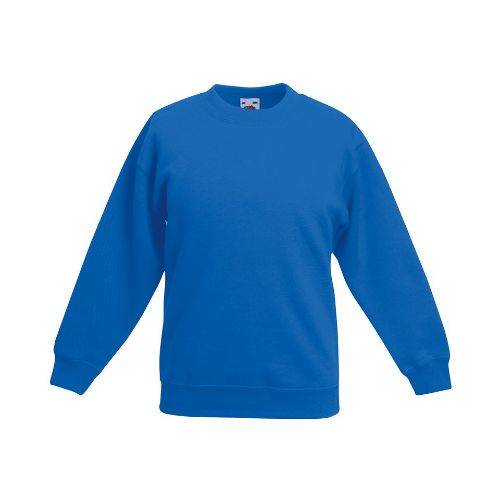 Fruit Of The Loom Kids Premium Set-In Sweatshirt Royal Blue